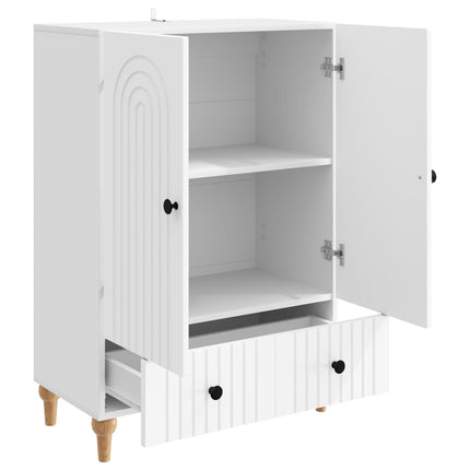 Sideboard Vit 66 x 34,5 x 95 cm Konstruerat trä