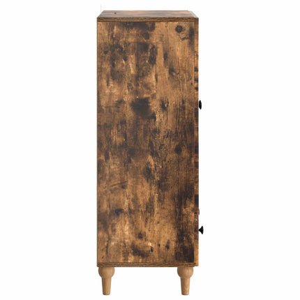 Sideboard med låda Rökt ek 66 x 34,5 x 95 cm Konstruerat trä