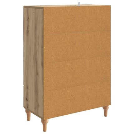 Sideboard med låda Artisan-ek 66 x 34,5 x 95 cm Konstruerat trä