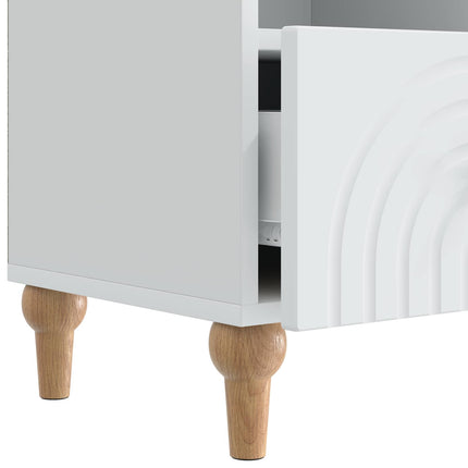 TV-skåp Vit 102 x 34,5 x 50 cm Konstruerat trä