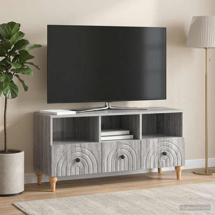TV-skåp Grå Sonoma 102 x 34,5 x 50 cm Konstruerat trä