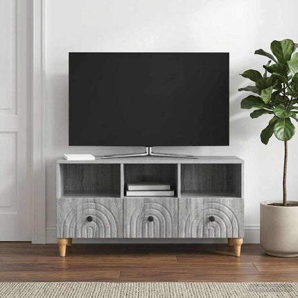 TV-skåp Grå Sonoma 102 x 34,5 x 50 cm Konstruerat trä