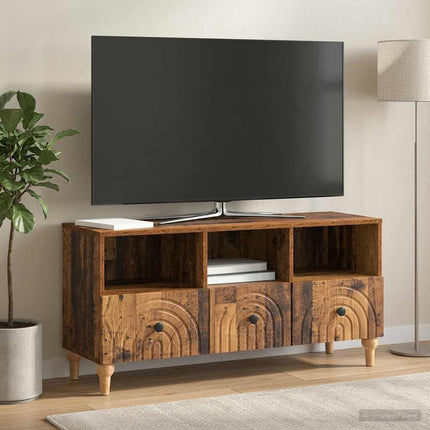 TV-skåp Gammalt trä 102 x 34,5 x 50 cm Konstruerat trä