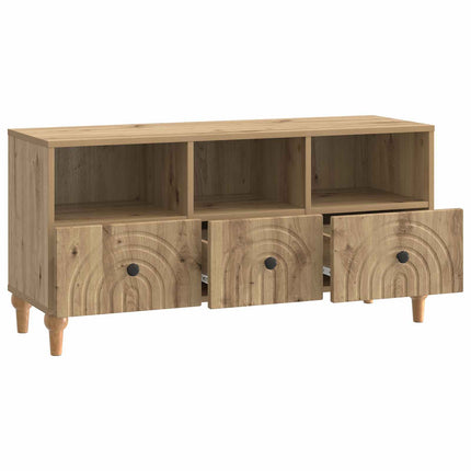 TV-skåp Artisan Ek 102 x 34,5 x 50 cm Konstruerat trä