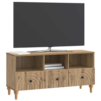 TV-skåp Artisan Ek 102 x 34,5 x 50 cm Konstruerat trä