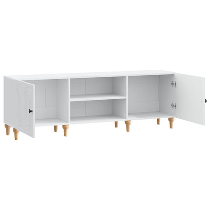 TV-skåp Vit 150 x 31 x 50 cm Konstruerat trä