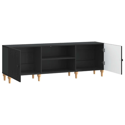 TV-skåp Svart 150 x 31 x 50 cm Konstruerat trä