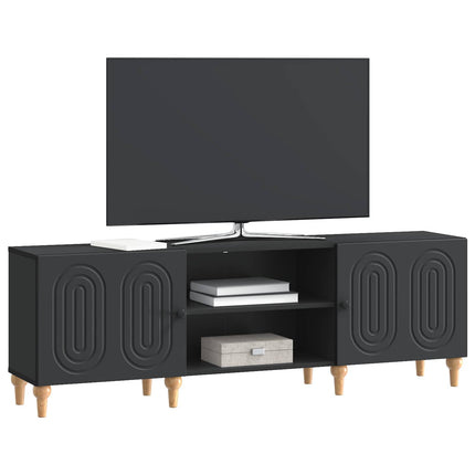 TV-skåp Svart 150 x 31 x 50 cm Konstruerat trä