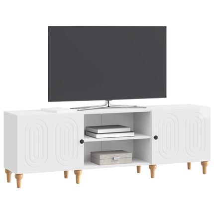 TV-skåp Vit högglans 150 x 31 x 50 cm Konstruerat trä