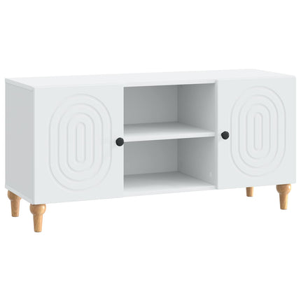 TV-skåp Vit 102 x 34,5 x 50 cm Konstruerat trä