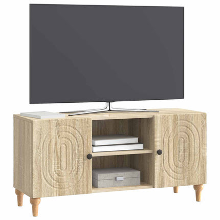 TV-skåp Sonoma-ek 102 x 34,5 x 50 cm Konstruerat trä