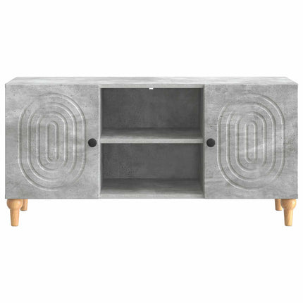 TV-skåp Betonggrå 102 x 34,5 x 50 cm Konstruerat trä
