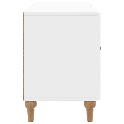 TV-skåp Vit högglans 102 x 34,5 x 50 cm Konstruerat trä