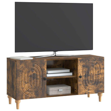 TV-skåp Rökt ek 102 x 34,5 x 50 cm Konstruerat trä