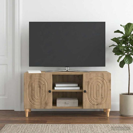TV-skåp 102 x 34,5 x 50 cm Artisan-ek Konstruerat trä