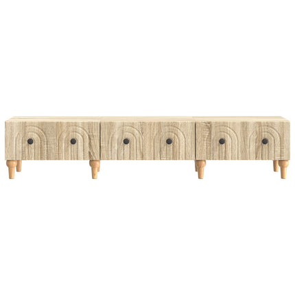 TV-skåp med låda Sonoma-ek 147 x 34,5 x 30 cm Konstruerat trä