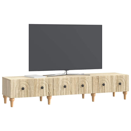 TV-skåp med låda Sonoma-ek 147 x 34,5 x 30 cm Konstruerat trä