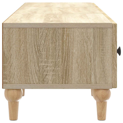 TV-skåp med låda Sonoma-ek 147 x 34,5 x 30 cm Konstruerat trä