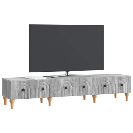 TV-skåp Grå sonoma-ek 147 x 34,5 x 30 cm Konstruerat trä