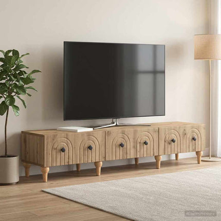TV-skåp 147 x 34,5 x 30 cm Artisan-ek Konstruerat trä