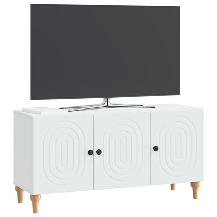 TV-skåp Vit 99 x 34,5 x 50 cm Konstruerat trä
