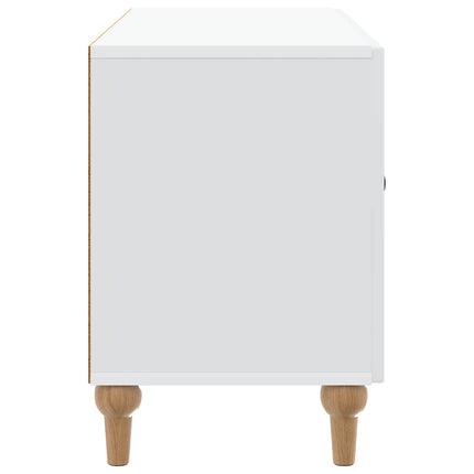 TV-skåp Vit 99 x 34,5 x 50 cm Konstruerat trä