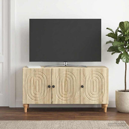 TV-skåp Sonoma-ek 99 x 34,5 x 50 cm Konstruerat trä