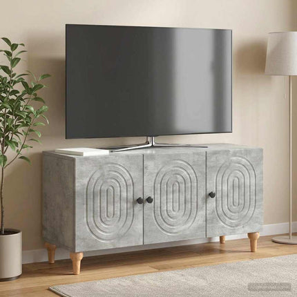 TV-skåp Betonggrå 99 x 34,5 x 50 cm Konstruerat trä