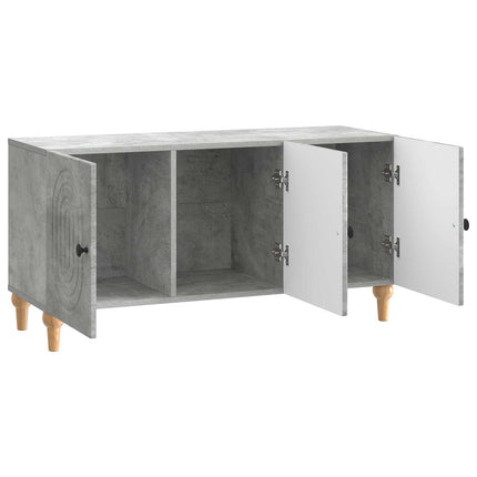 TV-skåp Betonggrå 99 x 34,5 x 50 cm Konstruerat trä