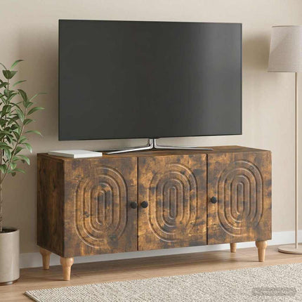 TV-skåp Rökt ek 99 x 34,5 x 50 cm Konstruerat trä