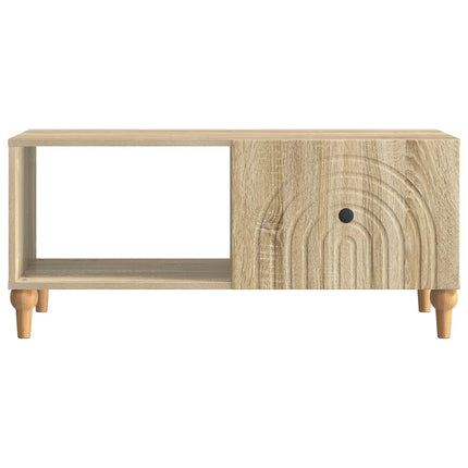 Kaffeebord Sonoma-ek 90 x 50 x 40 cm Konstruerat trä