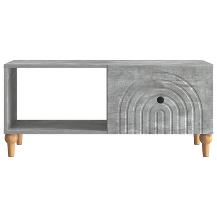 Kaffeebord Betonggrå 90 x 50 x 40 cm Konstruerat trä