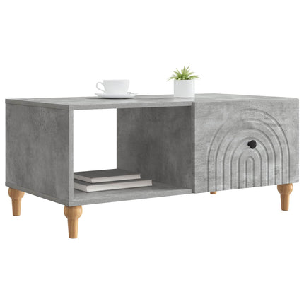 Kaffeebord Betonggrå 90 x 50 x 40 cm Konstruerat trä