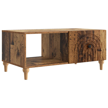 Kaffeebord Gammalt trä 90 x 50 x 40 cm Konstruerat trä