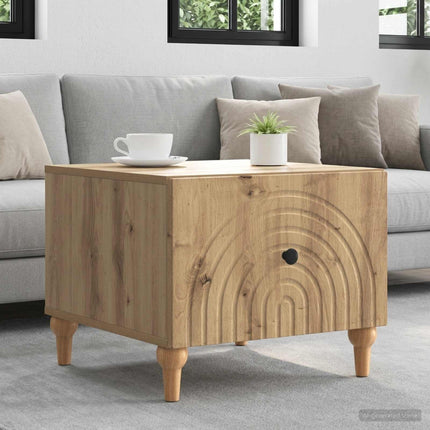 Kaffeebord Artisan-ek 49 x 50 x 40 cm Konstruerat trä