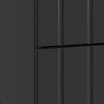 Nattduksbord 2 pcs Svart 43 x 34,5 x 49,5 cm Konstruerat trä