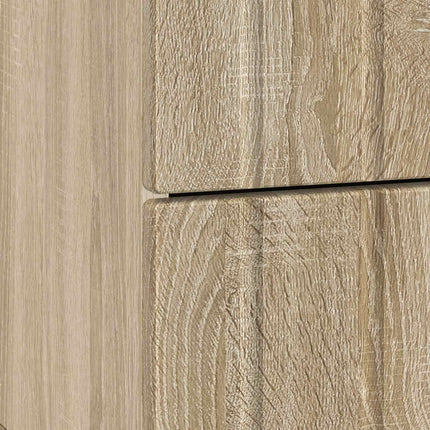 Nattduksbord med låda 2 pcs Sonoma-ek 43 x 34,5 x 49,5 cm