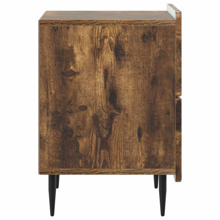 Nattduksbord Rökt ek 43 x 34,5 x 49,5 cm Konstruerat trä