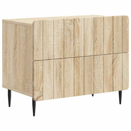 Nattduksbord Sonoma-ek 62 x 34,5 x 49,5 cm Konstruerat trä