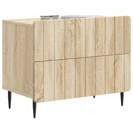 Nattduksbord Sonoma-ek 62 x 34,5 x 49,5 cm Konstruerat trä