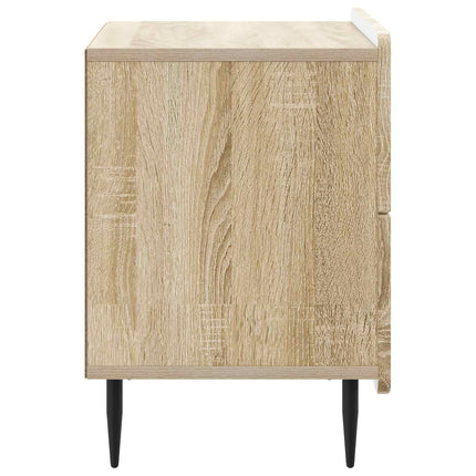 Nattduksbord Sonoma-ek 62 x 34,5 x 49,5 cm Konstruerat trä