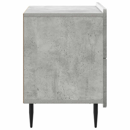 Nattduksbord Betonggrå 62 x 34,5 x 49,5 cm Konstruerat trä