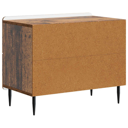 Nattduksbord Gammalt trä 62 x 34,5 x 49,5 cm Konstruerat trä