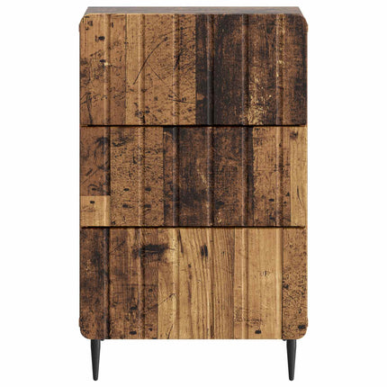 Nattduksbord Gammalt trä 43x 41 x 68 cm Konstruerat trä