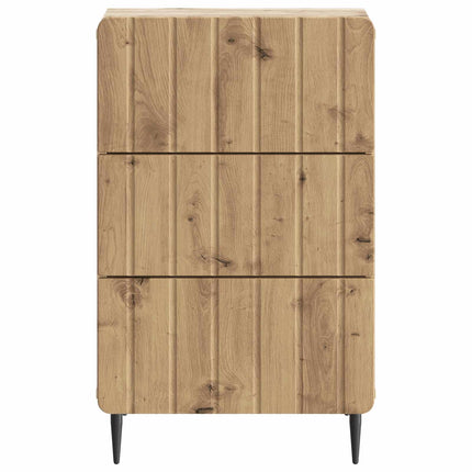 Nattduksbord med låda Artisan-ek 43x 41 x 68 cm Konstruerat trä