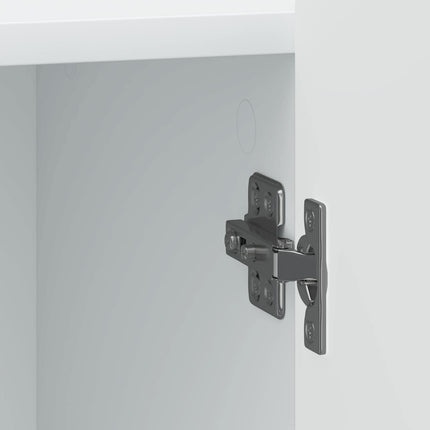 Nattduksbord Vit 43 x 34,5 x 52 cm Konstruerat trä