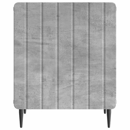 Nattduksbord Betonggrå 43 x 34,5 x 52 cm Konstruerat trä