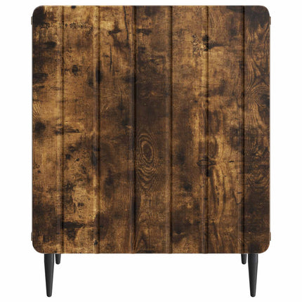 Nattduksbord Rökt ek 43 x 34,5 x 52 cm Konstruerat trä