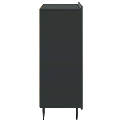 Sideboard Svart 66 x 34,5 x 92 cm Konstruerat trä