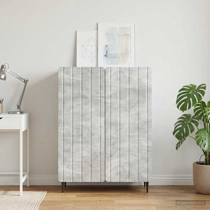 Sideboard Betonggrå 66 x 34,5 x 92 cm Konstruerat trä